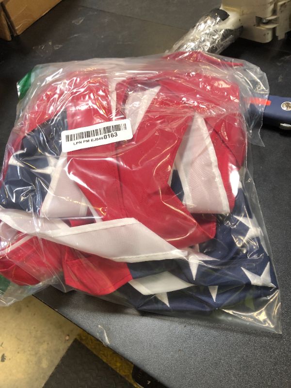 Photo 1 of 4th of July Decorations Outdoor - 2 Pack Embroidered Wind Socks for Outside Heavy Duty American Flag Windsock, for Memorial Day Independence Day & All Patriotic Events Outdoor Yard Garden Decor