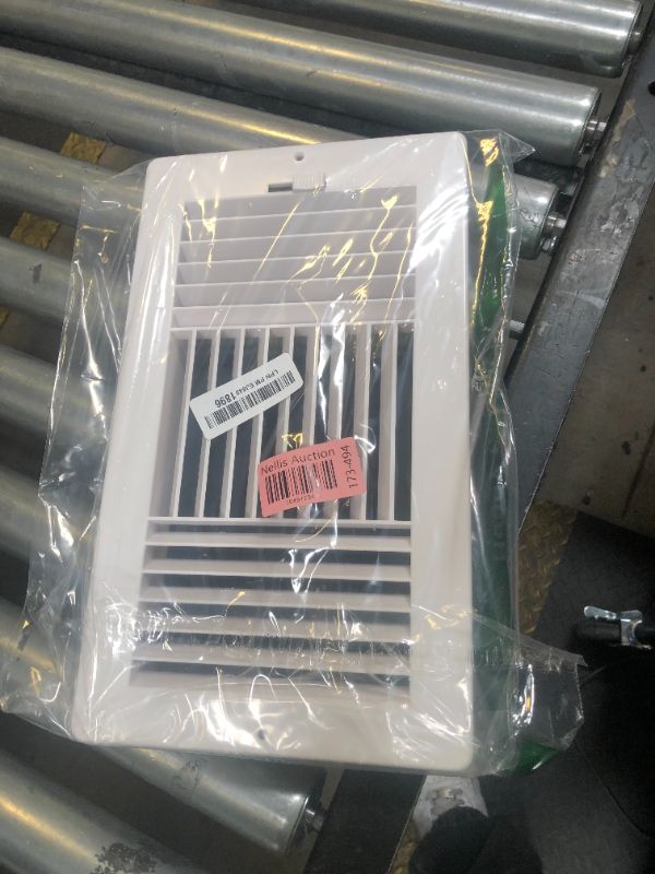 Photo 1 of 12" x 6" (Duct Opening Size) FanGoFast Ceiling Register Air Vent Cover Three-Way Plastic Ventilation Adjustable Grille for Home, Office, Bathroom Ceiling and Sidewall