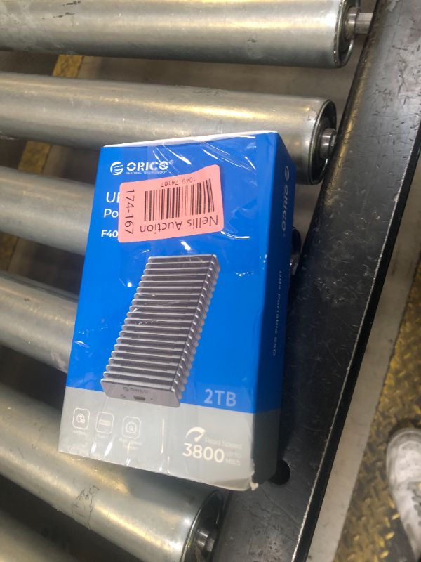 Photo 2 of ORICO 2TB External SSD 3700MB/s Portable Solid State Drive - 40Gbps Ultra Speed, Compatible with Thunderbolt 4/3 & USB4.0, Aluminum Cooling Fin Design, Noiseless Fanless - F40