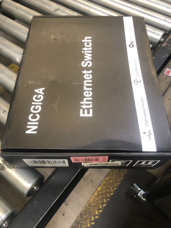 Photo 1 of 8 Port 10G Ethernet Switch Unmanaged,with 8X 10Gb Base-T Ports, NICGIGA 10Gbps Network Switch Easy for 10G NAS,PC,WiFi7 Router,10G Adapter/NIC. Desktop or 19-inch Rack Mount, Plug and Play.