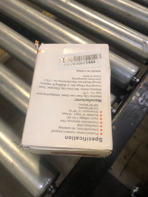 Photo 1 of LOONASA Wireless Numeric Keypad, Mini 2.4G 19 Keys Number Pad and Mouse with Batteries, Upgraded Version of 10 Key USB Keypad Portable Silent Extensions Keyboard for Laptop, PC, Desktop, Notebook