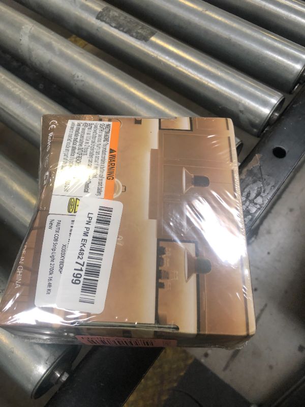 Photo 1 of PAUTIX COB LED Strip Light 16.4ft,Engineering Level UL Listed Warm White 2700K,CRI93+ Super Bright High Lumen,Dimmable 24V Flexible LED Tape Light with RF Remote,for Cabinets,Home&Office DIY Lighting