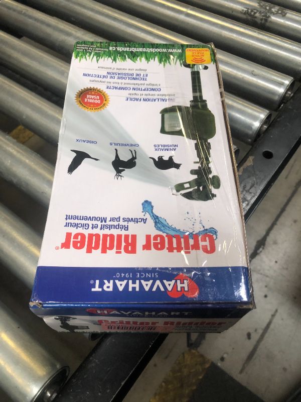 Photo 1 of Havahart 5277 Critter Ridder Motion Activated Animal Repellent and Sprinkler - Repel Cats, Dogs, Chipmunks, Groundhogs, Squirrels, Skunks, Deer, and More
