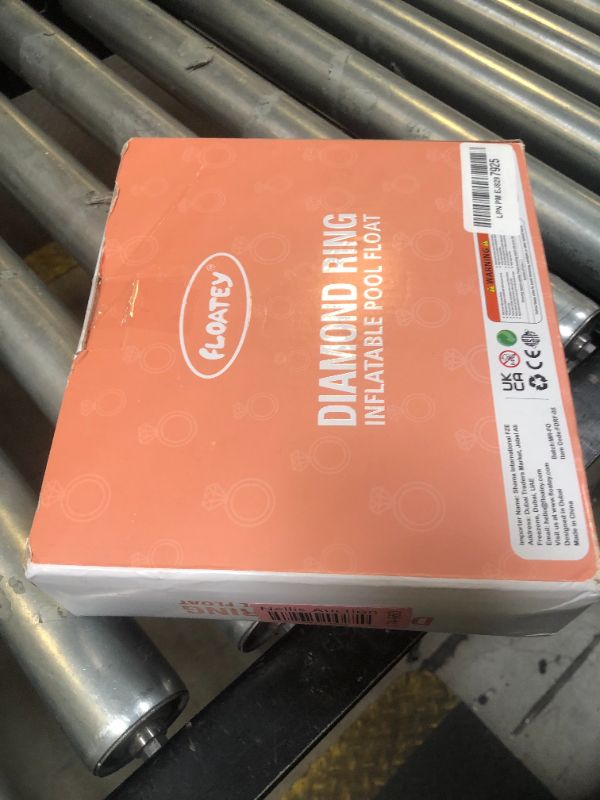 Photo 1 of Floatey Bachelorette Pool Floats - XtraLarge Bride Pool Float | Ring Pool Float with Shiny Glitter Conffetti | Ring Floatie Bachelorette for Bride to Be | Pool Floats Bachelorette Party, Rose Gold