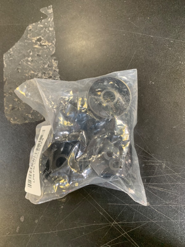Photo 1 of Jetec 4 Pack Control Knobs Replacement with 12 Adapters for Oven/Stove/Range, Please Check Carefully Whether The Dimensions in Figure Match(Black)