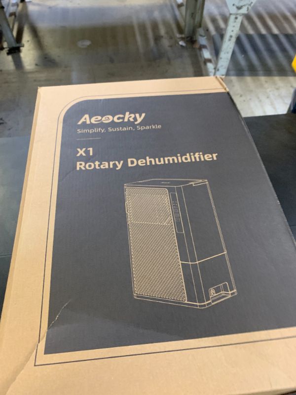 Photo 1 of 1200 sq.ft Rotary Dehumidifier AEOCKY 10 Pint Dehumidifier for Bedroom with Drain Hose,Never Frost,Ultra Quiet Small Portable Desiccant Dehumidifiers for Basement, Home, Bathroom, RV