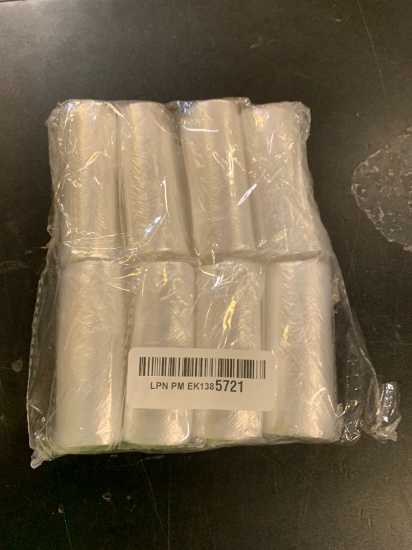 Photo 1 of 0.5 Gallon 240Pcs Mini Trash Bags Extra Small Clear Garbage Bags Tiny Bathroom Trash Can Liners Disposable Car Plastic Bags for Mini Countertop Bin Desk Table Top Trash Can (Fit 0.4-0.8 Gal)