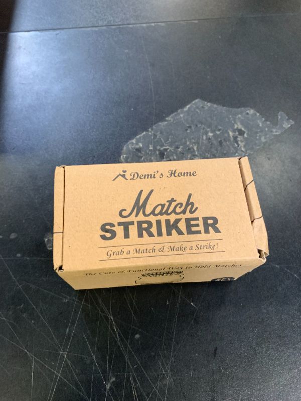 Photo 1 of Demi's Home Match Striker - Set of 2 - White - (Matches Not Included) - Ceramic Match Holder with Striker