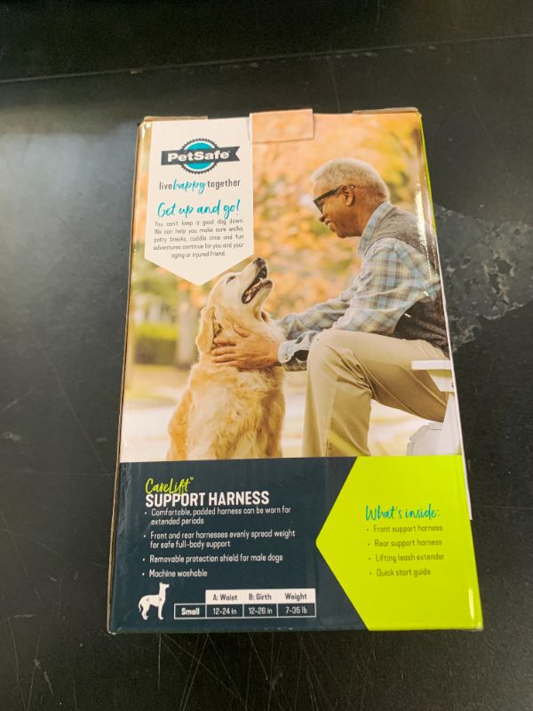 Photo 1 of PetSafe CareLift Support Harness - Full Body Lifting Aid with Handle - Great for Pet Mobility and Older Dogs - Comfortable, Breathable Material - Easy to Adjust, Small