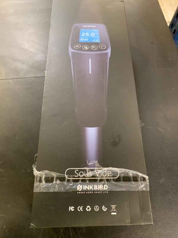 Photo 1 of Inkbird WIFI Sous Vide Machine ISV-100W, 1000 Watts Sous-Vide Cooker Immersion Circulator with 14 Preset Recipes on APP & Calibration Function, Thermal Immersion, Fast-Heating with Timer |Best Gift