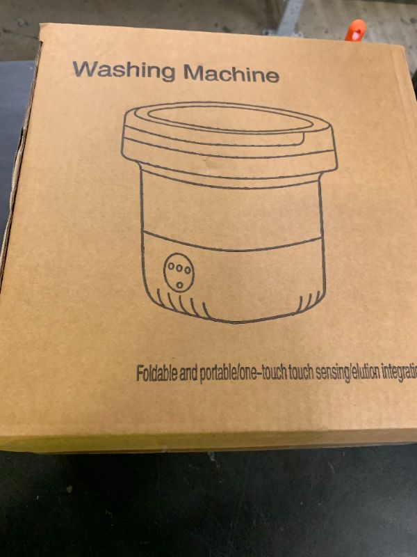 Photo 1 of Portable Washing Machine, 16L Upgraded Mini Washer with Spin Basket Laundry Machine, 3 Cleaning Modes Suitable for Small Clothes, Foldable Design Ideal for Apartment, Home, Hotel and camping