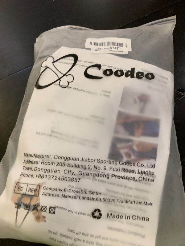 Photo 1 of Coodeo Dog Lift Harness, Support & Recovery Sling, Pet Rehabilitation Lifts Vest Adjustable Breathable Straps for Old, Disabled, Joint Injuries, Arthritis, Paralysis Dogs Walk (Large)