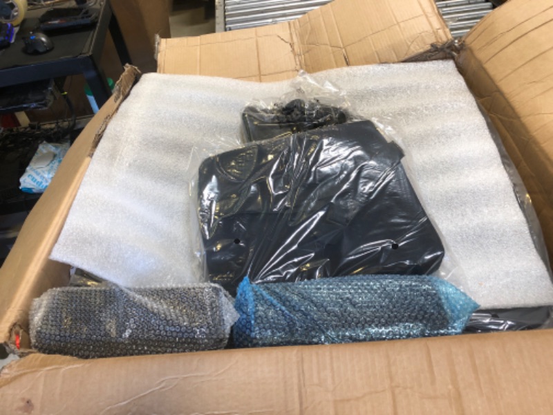 Photo 1 of Extra Wide Seat Office Chair for Big and Tall 500lbs, with High Back Adjustable Headrest Lumbar Support Arms Wheels Heavy Duty (Breathable Fabric Seat)