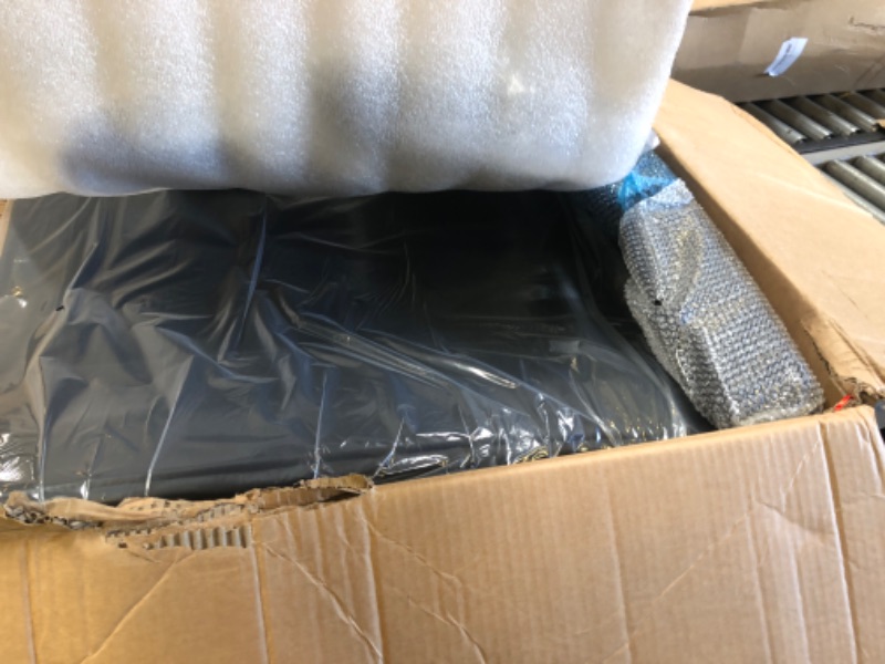 Photo 1 of Extra Wide Seat Office Chair for Big and Tall 500lbs, with High Back Adjustable Headrest Lumbar Support Arms Wheels Heavy Duty (Breathable Fabric Seat)