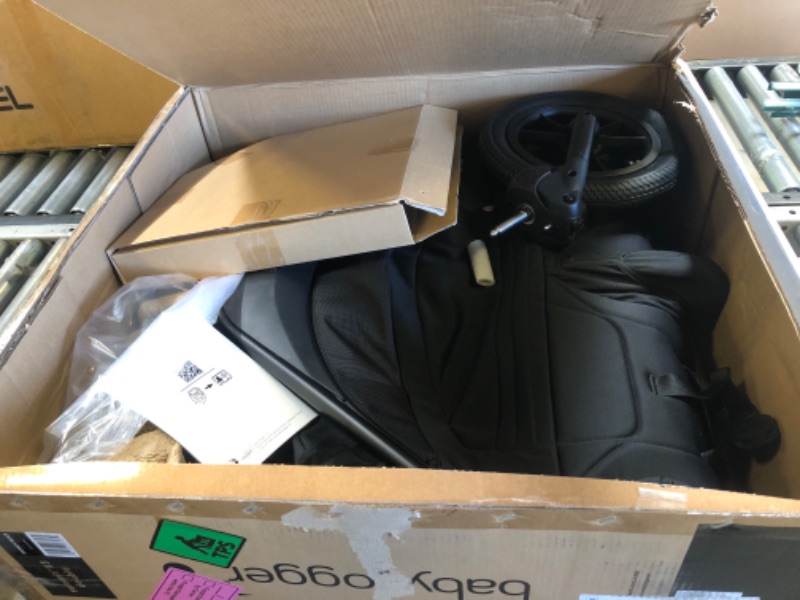 Photo 1 of Baby Jogger Summit X3 Double Jogging Stroller Midnight Black Buggy for Two Smooth Ride for Walking or Jogging Compact Fold Increased Airflow All-Terrain Air Filled Tires and All-Wheel Suspension