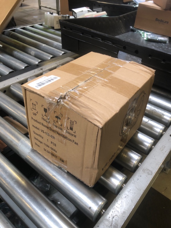 Photo 1 of Voltset 4 Inch Duct Fan, Inline Ventilation Exhaust Fan, 280 CFM Duct Intake High Efficiency Air Fan for Vent Bathroom, Kitchen, Grow Tent, Hydroponics, 3D Printer