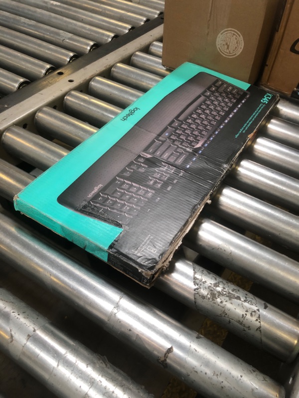 Photo 1 of Logitech K345 Wireless Keyboard - Full-Sized Keyboard with Palm Rest, 2.4 GHz Wireless USB Receiver - for PC, Laptop