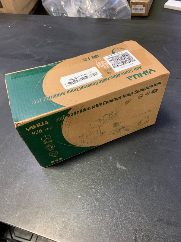 Photo 1 of YIHUA 926 III 60W LED Display Soldering Iron Station Kit w 2 Helping Hands, 6 Extra Iron Tips, Roll of Lead-Free Solder, Solder Sucker, S/S Tweezers, °C/ºF Conversion, Auto Sleep & Calibration Support