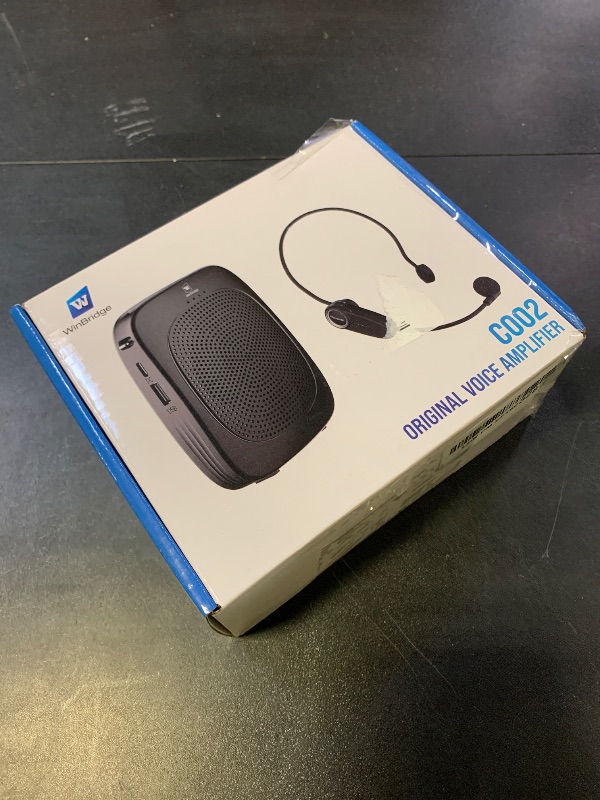 Photo 1 of Wireless Voice Amplifier with Headset Microphone,Personal Wireless Bluetooth Amplifier with Mic,Teachers Microphone Wireless,Mini Megaphone Speaker,Portable PA System for Classroom C002