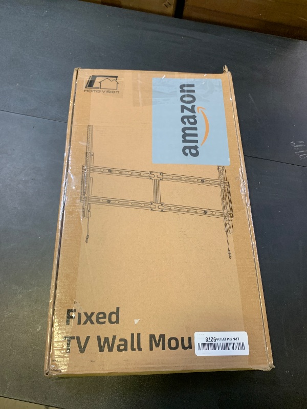 Photo 1 of HOME VISION Fixed TV Wall Mount for Most 42"-100" Flat Curved TVs- 0.86'' Ultra Slim, Low Profile TV Mount Fits 8"-32" Studs, Heavy Duty Bracket Mounts for Large TVs, Max VESA 800X600mm, Up to 200lbs