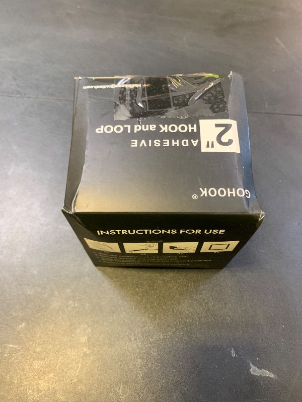 Photo 1 of GOHOOK 2 Inch Adhesive Black Hook and Loop Tape - 5 Yards, Heavy Duty Strips/Industrial Strength Sticky Fastener