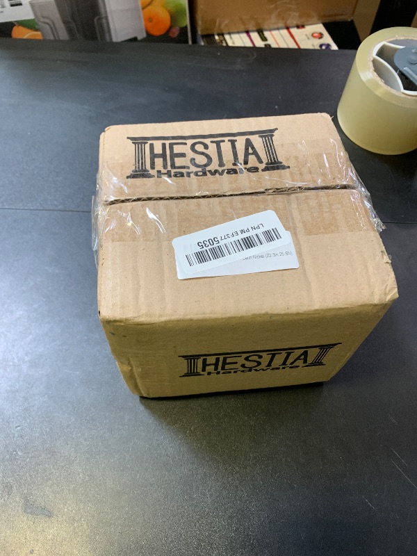 Photo 1 of HESTIA HARDWARE 25 Pack | Cabinet Pull 3 inch Hole Center Satin Nickel Cabinet pulls Cabinet Pull and Knobs Silver Cabinet Handles Kitchen Cabinet Pulls Slim Cabinet Pulls (Z2.25.S)