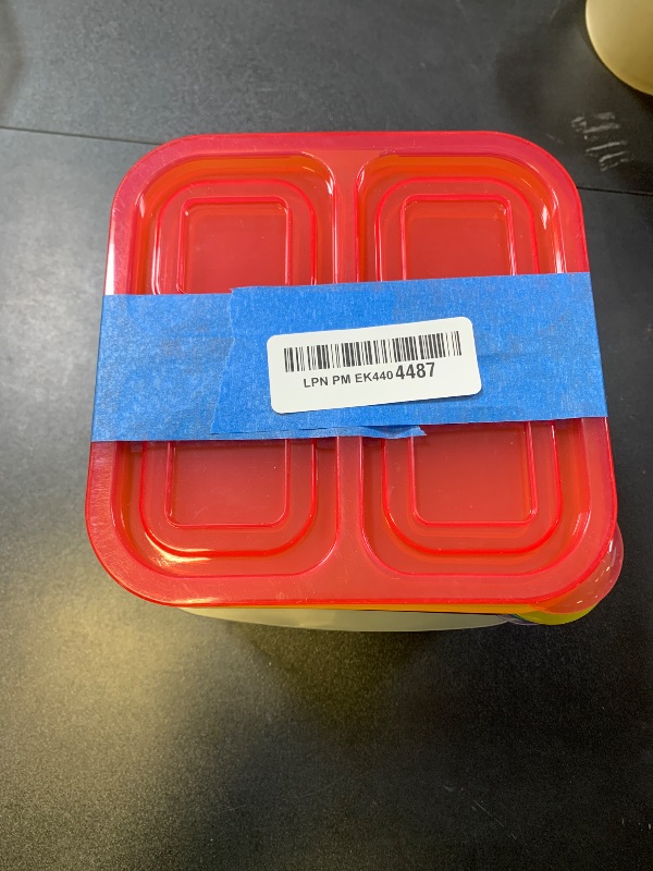 Photo 1 of AQSXO 5 Pcs Bento Snack Food Containers, Divided Food Storage with Lids for Travel, Reusable Meal Prep Lunch Containers.