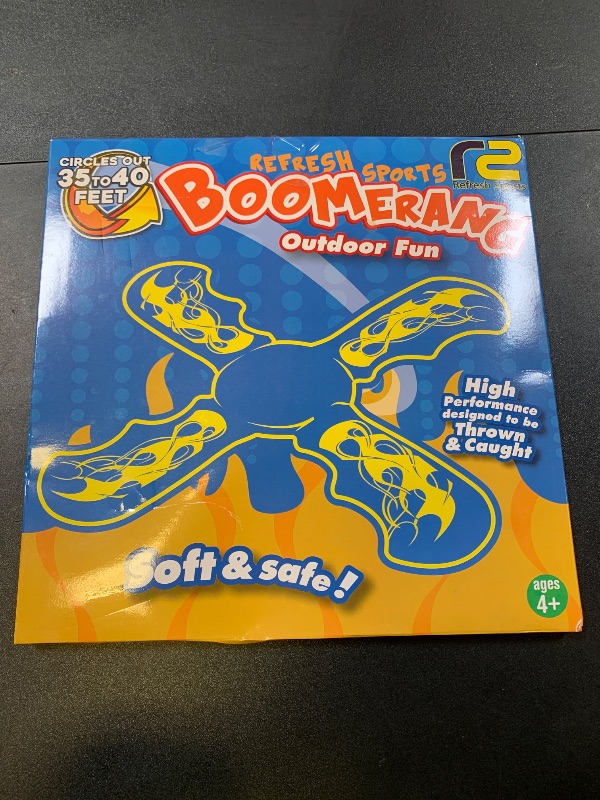 Photo 1 of Boomerang for Kids - It Really Does Fly Back - Fun & Easy to Use Toy Gifts for Boys & Girls - Soft Foam Design Allows for Safe Play Perfect Beginner Toy Gift Idea & Kids Boy Birthday Party Activity