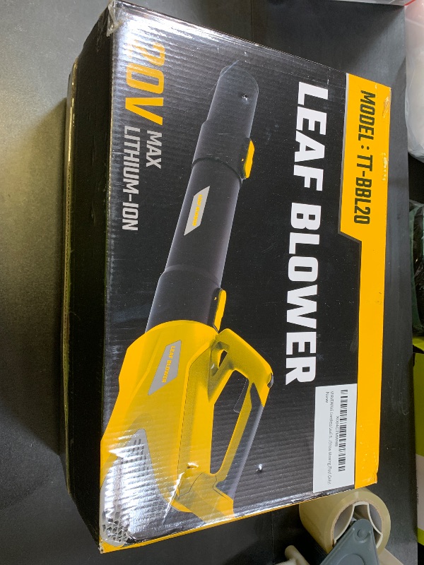 Photo 1 of VERVEWAVE Cordless Leaf Blower for Dewalt 20V Max Battery (No Battery), Electric Blower Cordless Up to 500CFM with 5-Speed Mode, Powerful Leaf Blower for Lawn Care Dust/Snow Blowing (Tool Only)