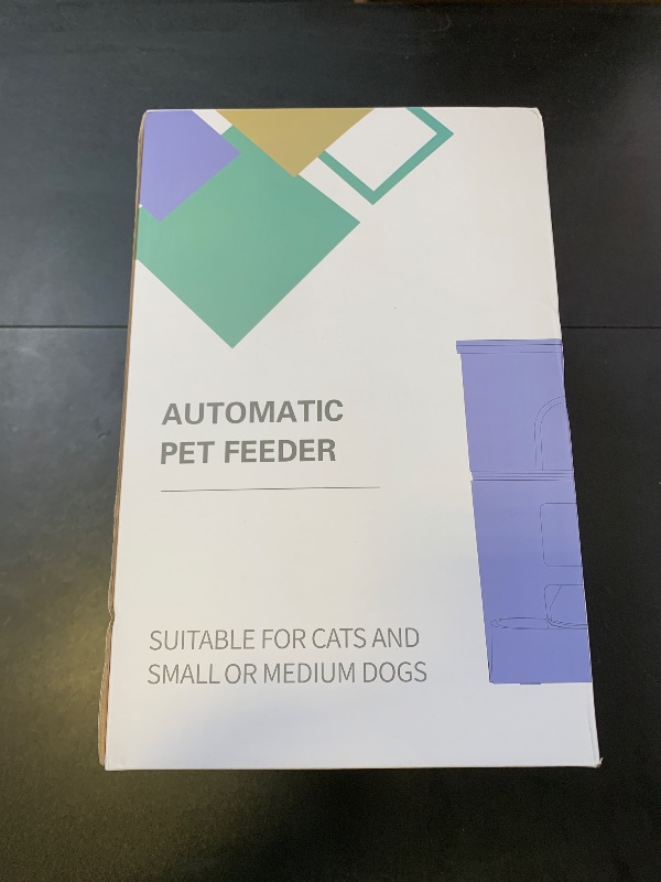Photo 1 of IMIPAW Automatic Cat Feeders, 3L Timed Cat Dry Food Dispenser, Dual Power Supply, Programmable Portion Size, Auto Pet Feeder for Cats and Small Dogs