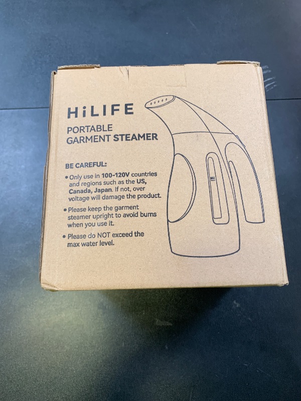 Photo 1 of HiLIFE Steamer for Clothes, Portable Handheld Design, 240ml Big Capacity, 700W, Strong Penetrating Steam, Removes Wrinkle, for Home, Office(ONLY FOR 120V)