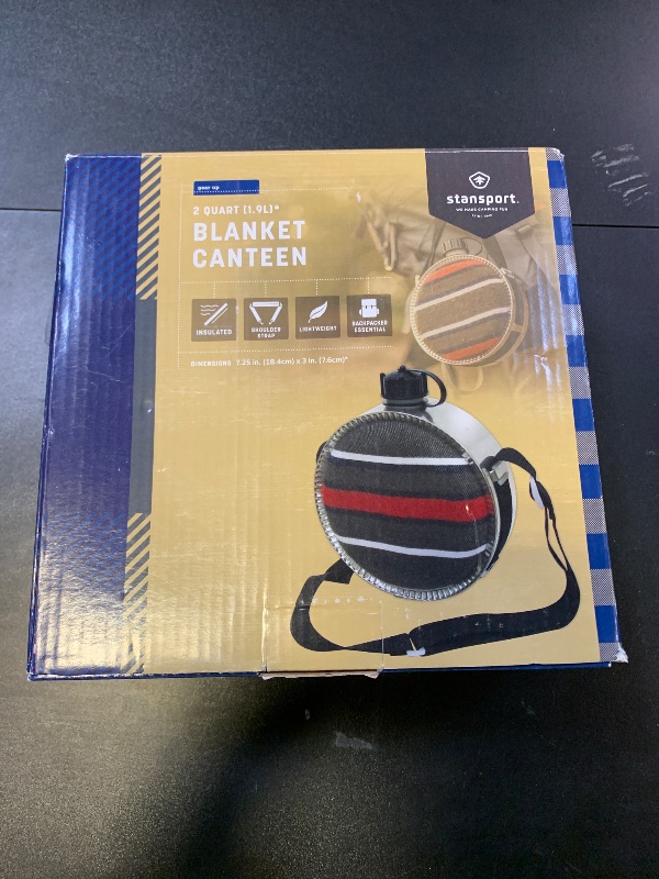 Photo 1 of 2 quart blanket canteen 