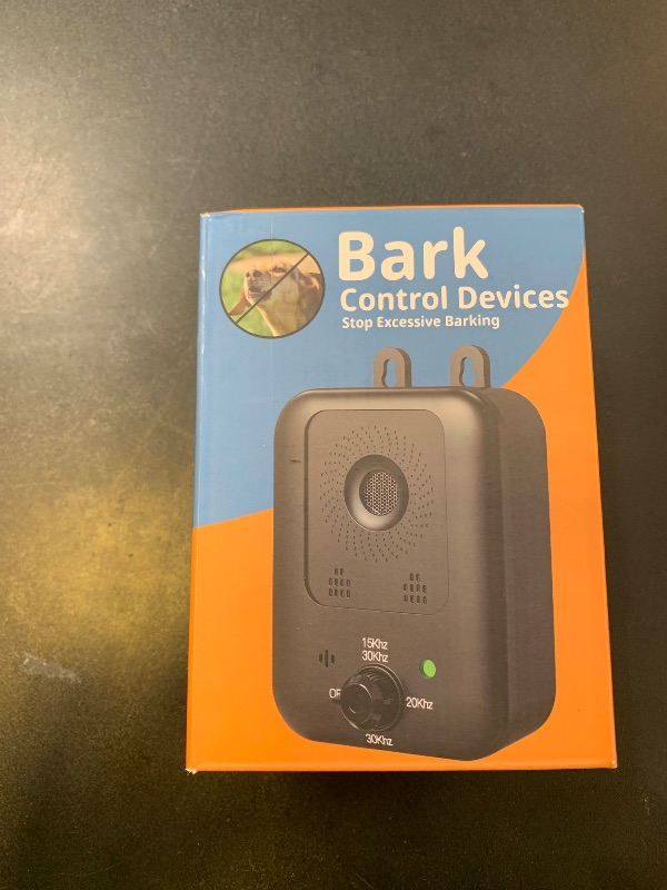 Photo 1 of Anti Barking Devices, Auto Barking Control Devices with 3 Modes, Effective Stop Barking Dog Devices for Indoor & Outdoor Use, Rechargeable Ultrasonic Dog Bark Box Barking Deterrent Devices?Black1
