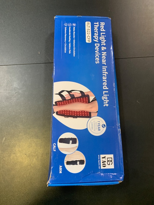 Photo 1 of 2022 New Red & Infrared Light Therapy for Leg 660nm & 850nm Near Infrared Light Wrap for Body Arm Calf Pain Relief & Muscle Recovery Home Use Deep Penetrate Therapy Device
