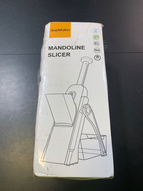 Photo 1 of SupMaKin Safe Mandoline Slicer for Kitchen, Potato Slicer, All in 1 Vegetables Slicer and Chopper, French Fry Cutter, Adjustable Thickness, Dishwasher Safe Chopping Artifact Gift 