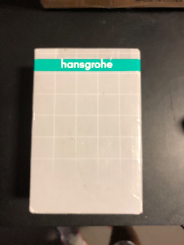 Photo 1 of Hansgrohe AddStoris 2-inch Spare Roll Holder in Brushed Black Chrome, 41756340