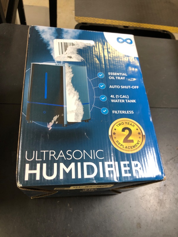 Photo 1 of Everlasting Comfort Humidifiers for Bedroom (4L) – Quiet Cool Mist Small Humidifier for Large Room with Oil Diffuser, 40-Hour Runtime, Easy to Clean, Auto Shut-Off, Ideal for Baby Nursery & Plants