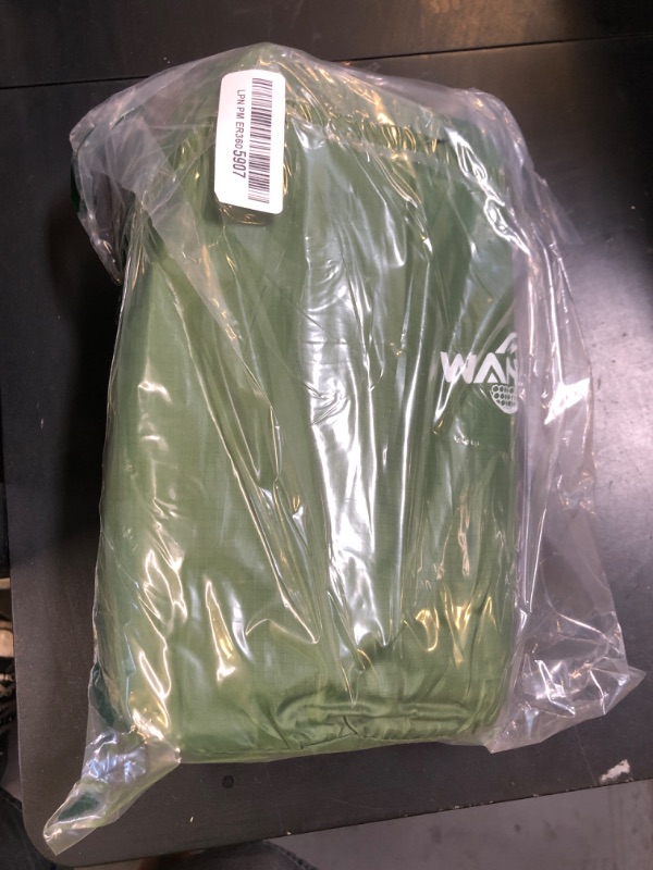 Photo 1 of WANNTS Sleeping Pad, Ultralight Inflatable Sleeping Pad for Camping, Built-in Pump, Ultimate for Camping, Hiking - Airpad, Carry Bag, Repair Kit - Compact & Lightweight Camping Pad(Green)
