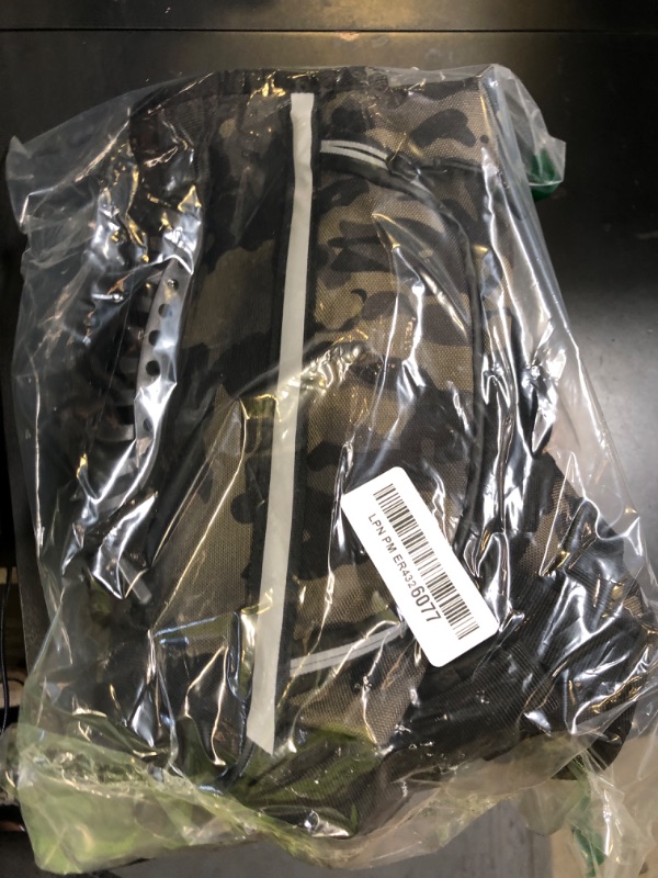 Photo 1 of GooCare x Jumahe 2-in-1 Dog Vest Harness Backpack for 55-100 lbs Large Dogs, 2 Saddle Bags, Waterproof, Reflective Strips for Safe Walking, Hiking, Training (Camo)