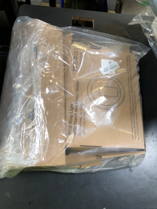 Photo 1 of 12" Selfie Ring Light with 75" Tripod Stand & 2 Phone Holder, LED Camera Ringlight with 48 RGB Colors Modes & Musical Rhythm Mode and 12 Brightness Dimmable for TikTok/Makeup/Photography/Vlog