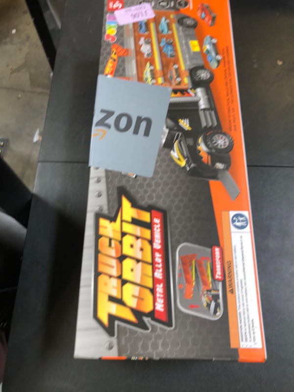 Photo 1 of JOYIN Toy Truck for Kids, Race Toy Cars, 60" Extra Long Race Track and 12 Die-Cast Metal Cars, Toddler Carrier Truck Playset with Lights & Sounds, Birthday Gift for 2 3 4 5 6 7 Years Old Boys Girls