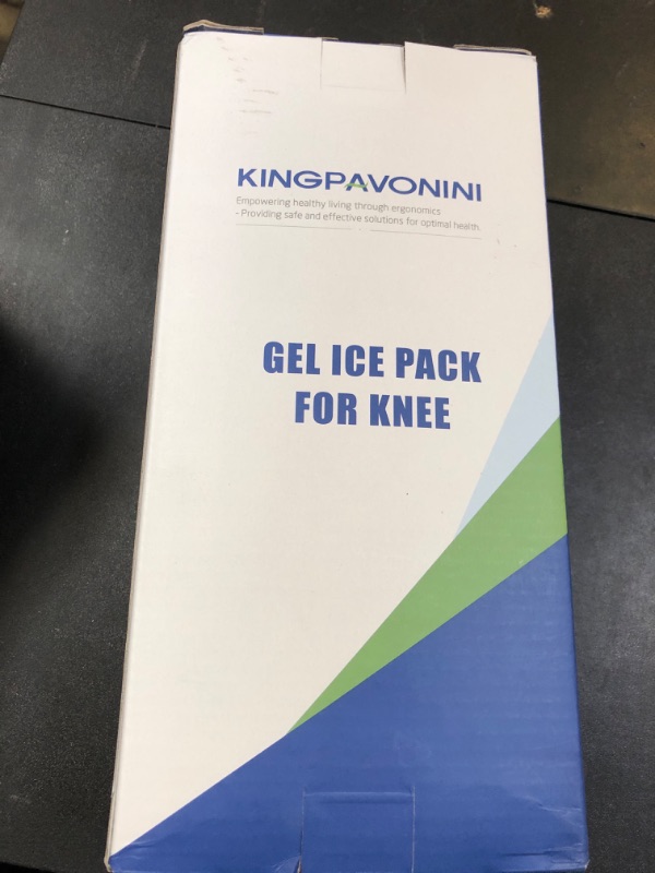 Photo 1 of XXL Knee Ice Pack Wrap Around Entire Knee After Surgery, Reusable Gel Pack for Injuries, Large Ice Pack for Pain Relief, Swelling, Surgery, Sports Injuries, 1 Pack