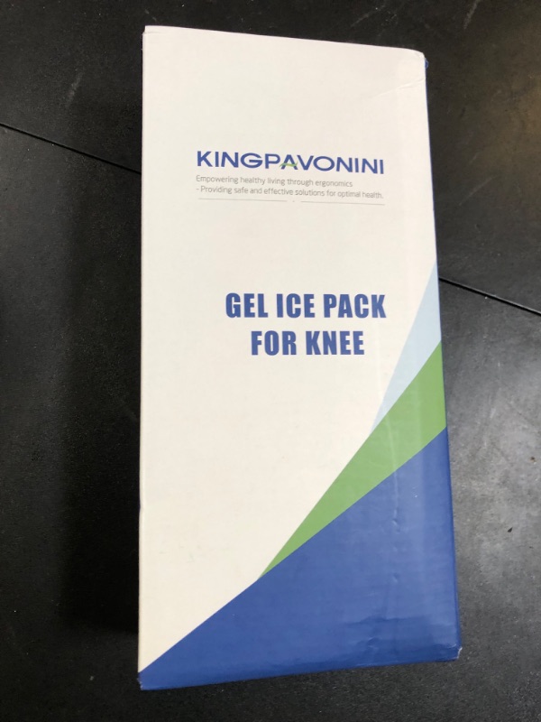 Photo 1 of XXL Knee Ice Pack Wrap Around Entire Knee After Surgery, Reusable Gel Pack for Injuries, Large Ice Pack for Pain Relief, Swelling, Surgery, Sports Injuries, 1 Pack