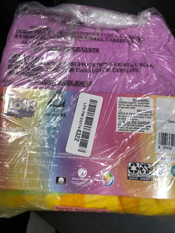 Photo 1 of Franco Kids Bath and Beach Cotton Terry Hooded Towel Wrap, 24 in x 50 in, Dreamworks Trolls
