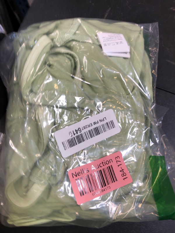 Photo 1 of Tongmingyun Womens Summer 2 Piece Outfits Y2k Crop Tube Tops and Pleated Mini Skirts Beach Sets Light Green