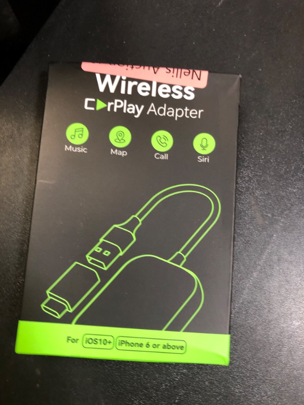 Photo 1 of Luckymore Wireless Carplay Adapter, Converts Wired to Wireless Carplay Dongle for Plug & Play Carplay Fit for Cars from 2017 & for Apple iPhone iOS 10+