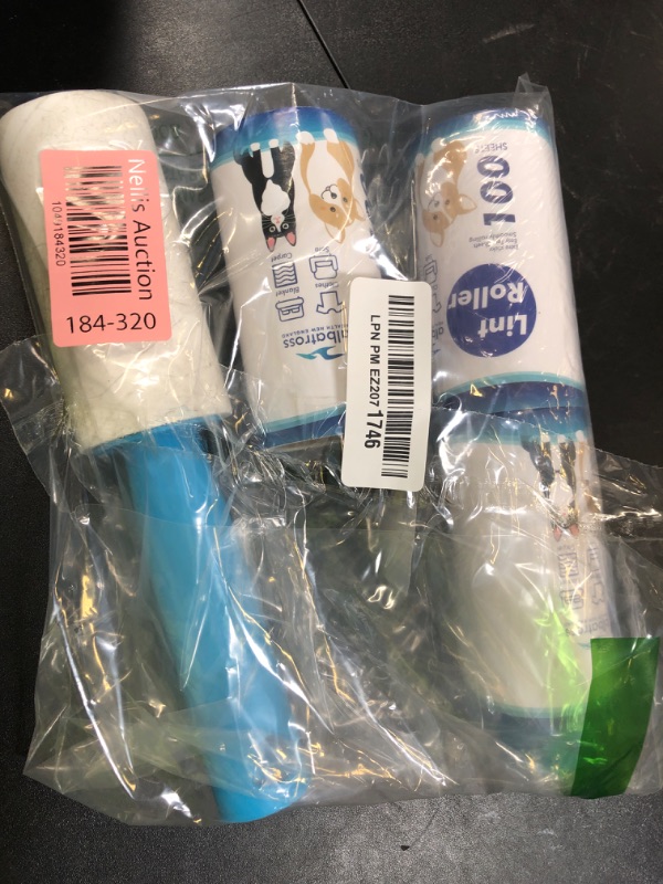 Photo 1 of Extra Sticky Lint Roller, Mega Value Set 400 Sheets for Pet Hair Removal, Dog and Cat Lint Remover for Clothes, Furniture, Carpet