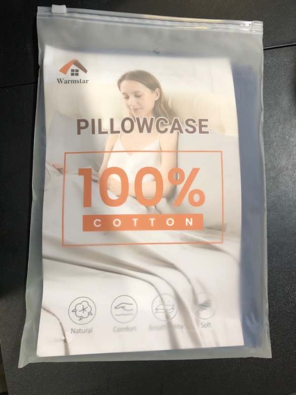 Photo 1 of Warmstar 100% Cotton Toddler Pillowcase Set of 2, 600 Thread Count 13x18 Toddler Pillowcases Soft & Breathable, Cotton Travel Pillow Case Cover 13"x 18" with Envelope Closure,Navy Blue