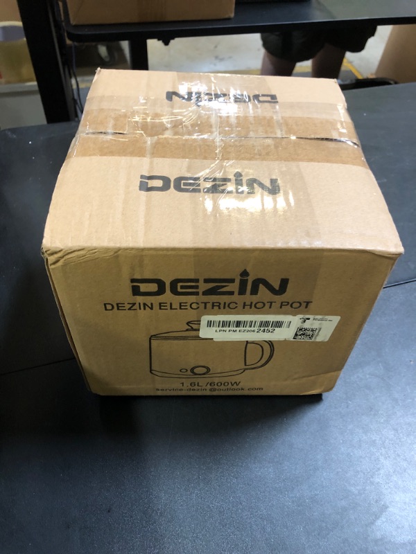 Photo 1 of mini Dezin Electric Pot, 1.6L Ramen Cooker, Hot Pot Electric Stainless Steel, Multifunctional Cooker for Egg, Pasta, Soup, Porridge, Oatmeal with Temperature Control and Keep Warm Function