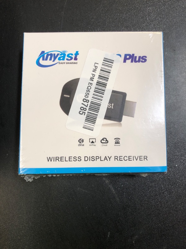 Photo 1 of SmartSee Anycast HD Wireless Display Adapter WiFi 1080P Mobile Screen Mirroring Receiver Dongle for iPhone Mac iOS Android to TV Projector Support Miracast Airplay DLNA